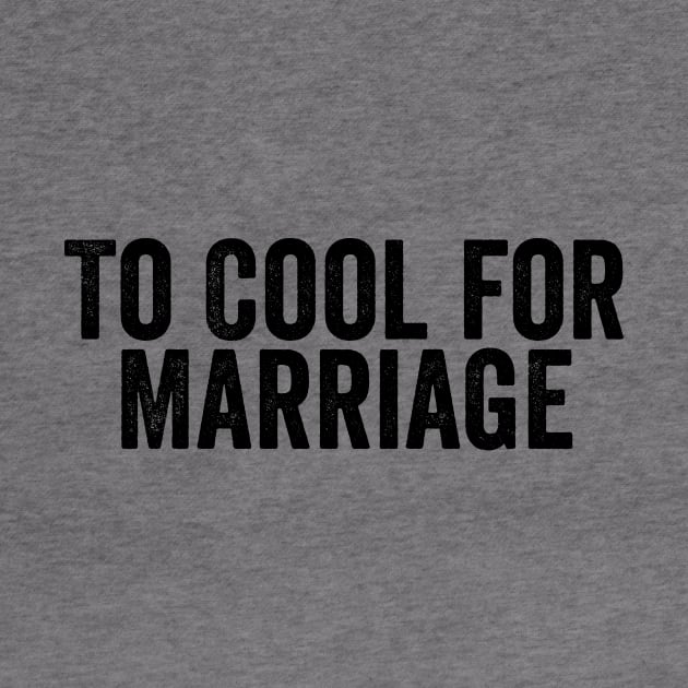 To Cool for Marriage Black by GuuuExperience
